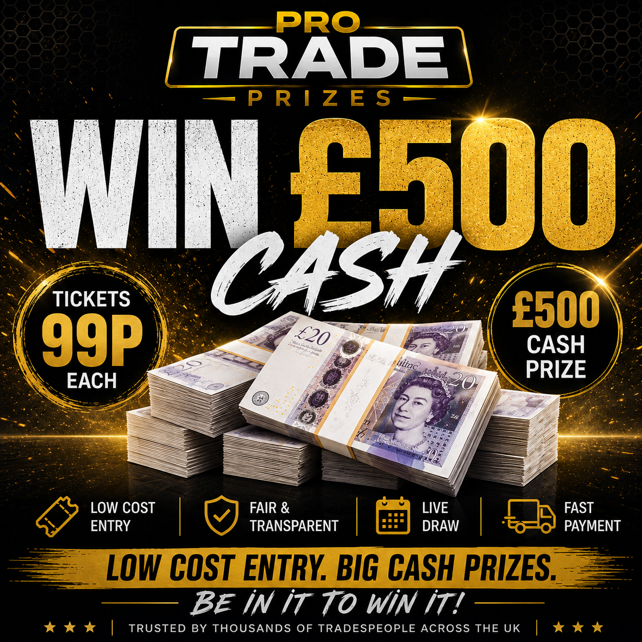 £500 Cash